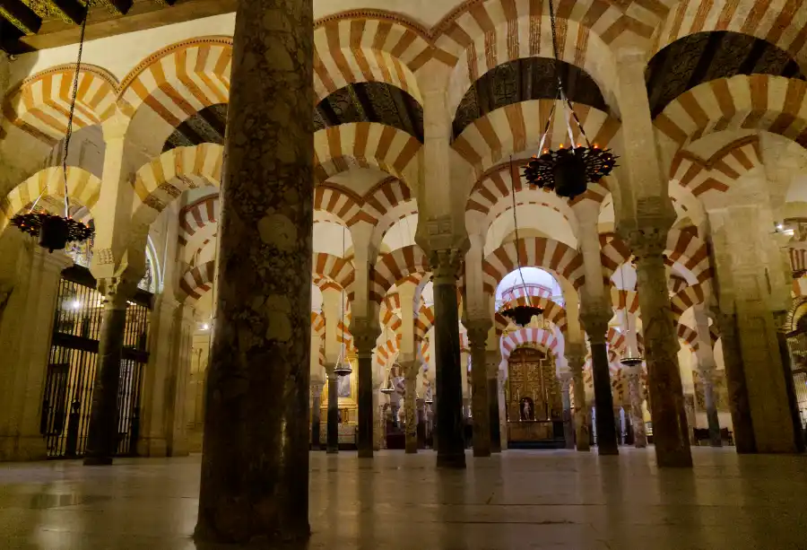 Detalle interior de la catedral de Córdoba